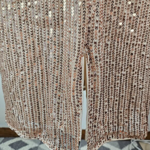 Grace Karin Womens Sequin Sparkly Party Dress Size 2XL Wrap Waist Bodycon Fit - Picture 8 of 15